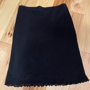 Old Navy Maternity Black Midi Skirt